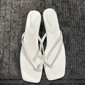 Elegant White Women's Sandals